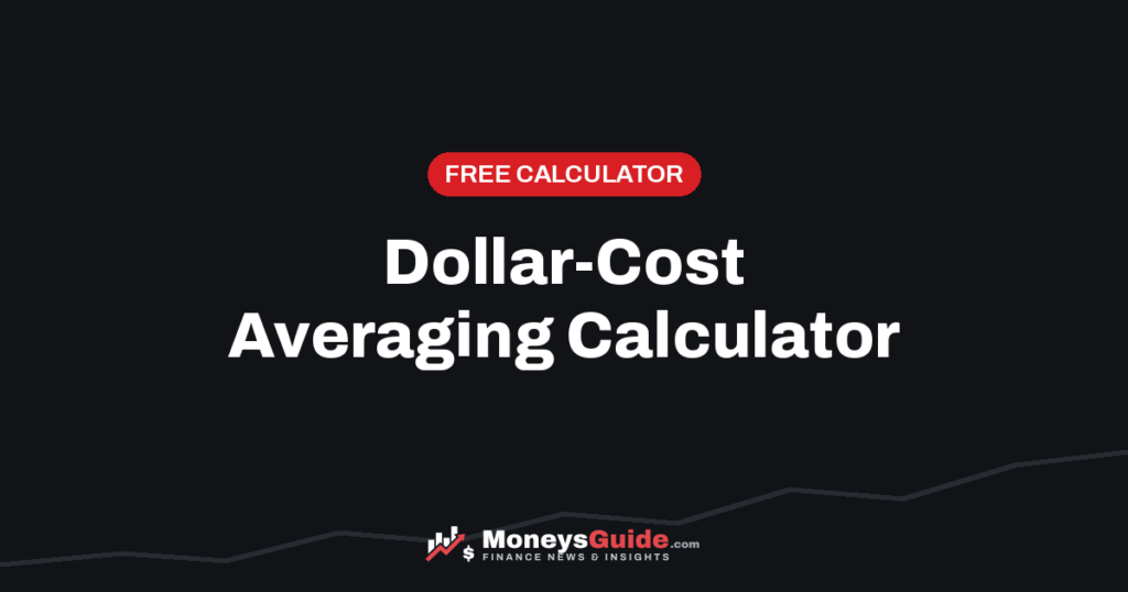 Dollar-cost averaging calculator showing average cost per unit
